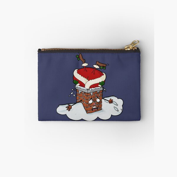 Item preview, Santa Claustrophobia Christmas Pun designed and sold by Lummel.