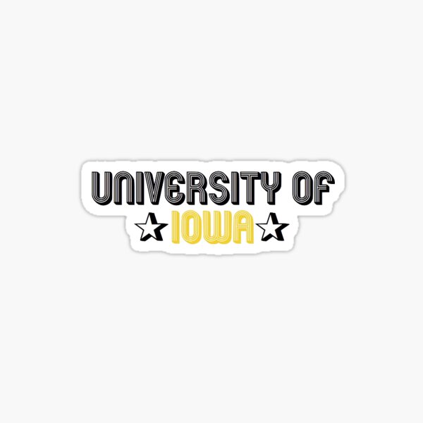 University of Iowa Sticker Sticker