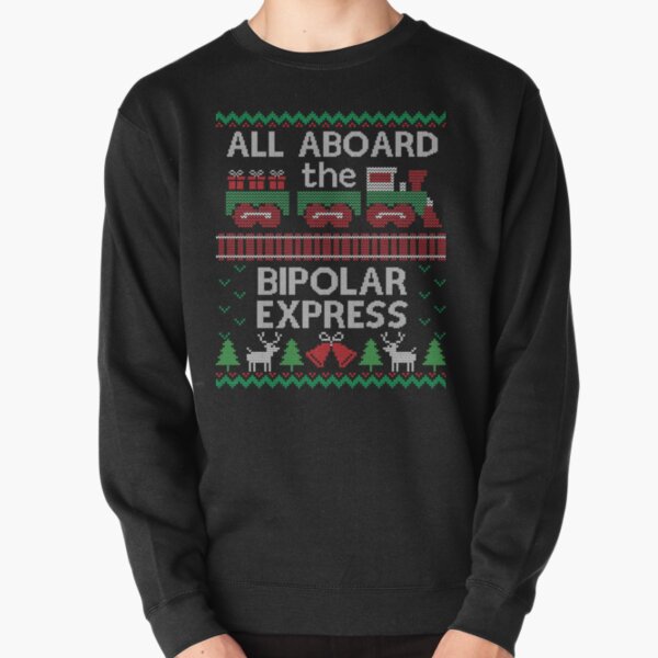 Item preview, Hässlicher Weihnachtsstrickjacke Bipolar Express designed and sold by HolidayWeek.
