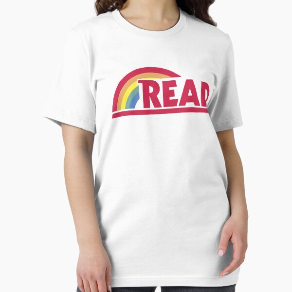 Item preview, Retro Reading Rainbow Read Parody Teacher, Student, Avid Reader, Book Club, Reading, Graphic designed and sold by DesIndie.