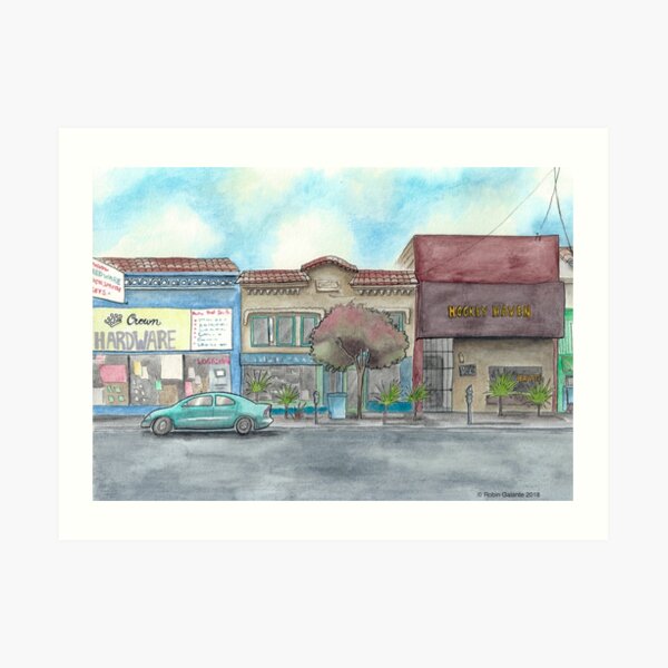 "Morning on Balboa St." by Robin Galante Art Print