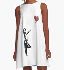 girl with balloon A-Line Dress