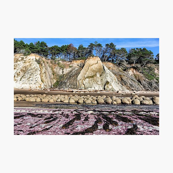 Item preview, Low Tide at Bowling Ball Beach designed and sold by Kathleen Bishop.