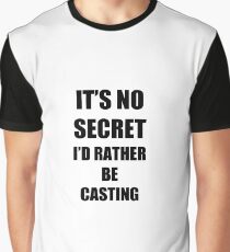 Casting Sport Fan Lover Funny Gift Idea Graphic T-Shirt