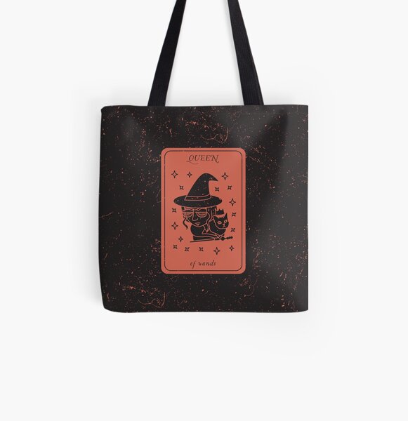 Tarot Card - Queen of Wands All Over Print Tote Bag