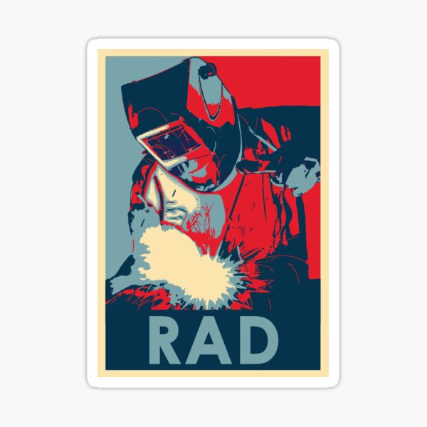 RAD Welder Sticker