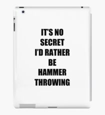 Hammer Throwing Sport Fan Lover Funny Gift Idea iPad Case/Skin