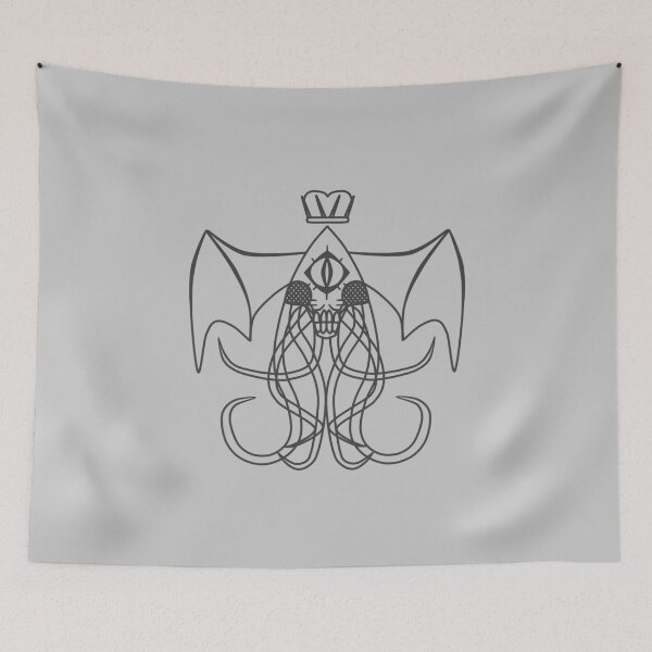 Item preview, Leviathan: Demon Kraken of Envy Hagiogram in Black designed and sold by BibleGhost.