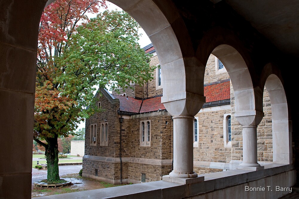 "Arches of Subiaco Abbey" by Bonnie T. Barry Redbubble