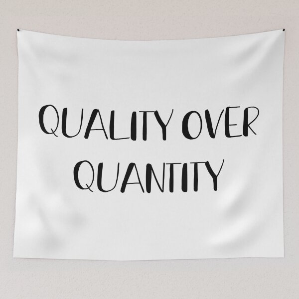 Item preview, Quality over quantity designed and sold by Alice Monber’s LETTERING.