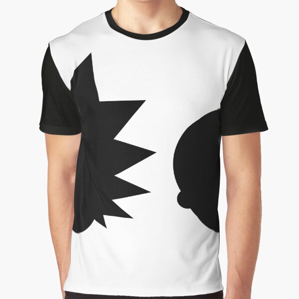 Rick and Morty - Simple Design! - Black Graphic T-Shirt