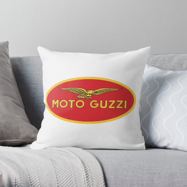 Logo Vintage Moto Guzzi, 1990 Coussin