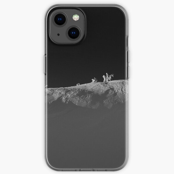 Windy Alpine Ridge in Winter iPhone Soft Case