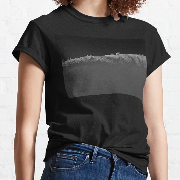 Windy Alpine Ridge in Winter Classic T-Shirt