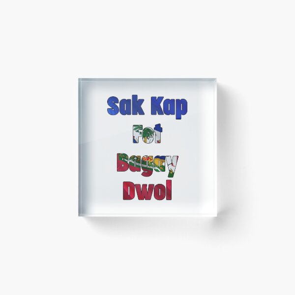 Item preview, Sak Kap Fet Bagay Dwol Haiti Flag designed and sold by makeitadmirable.