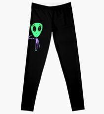 Strong alien very strong alien with small biceps Leggings