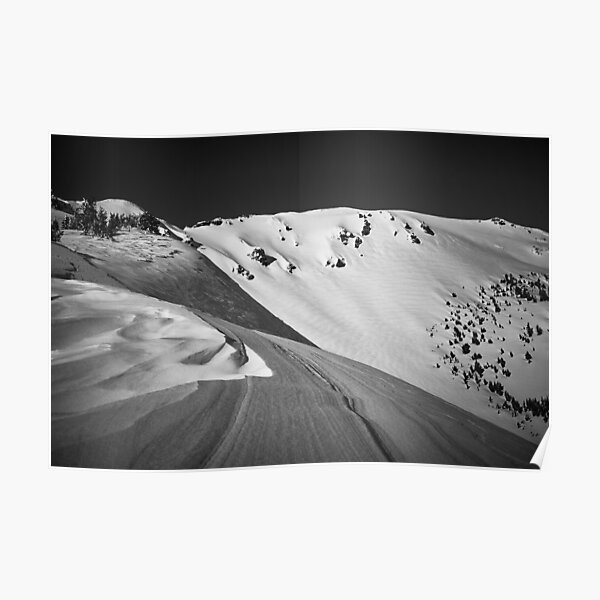 Snow Covered Summit of Mt. Bailey, Oregon Poster
