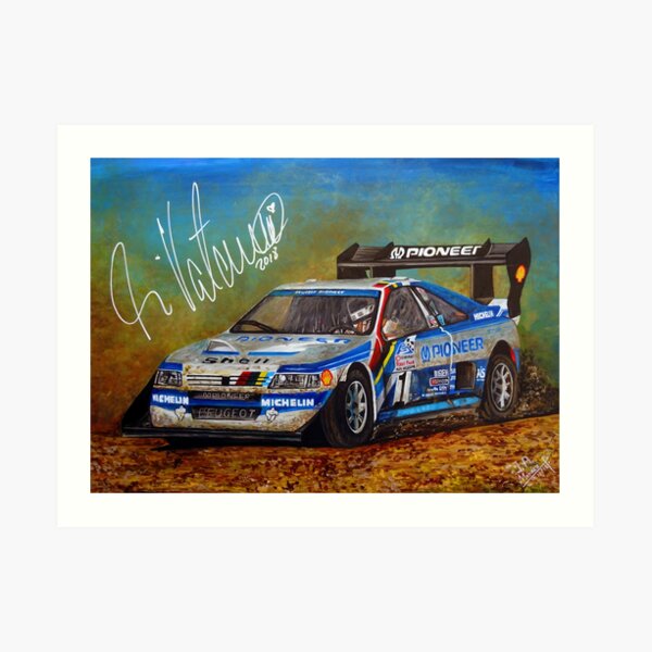 Ari Vatanen Pikes Peak 405 Lámina artística