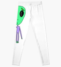 Alien with biceps very thin but muscular with biceps Leggings