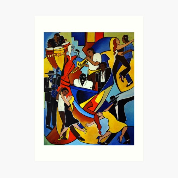 Colores Salsa Art Print