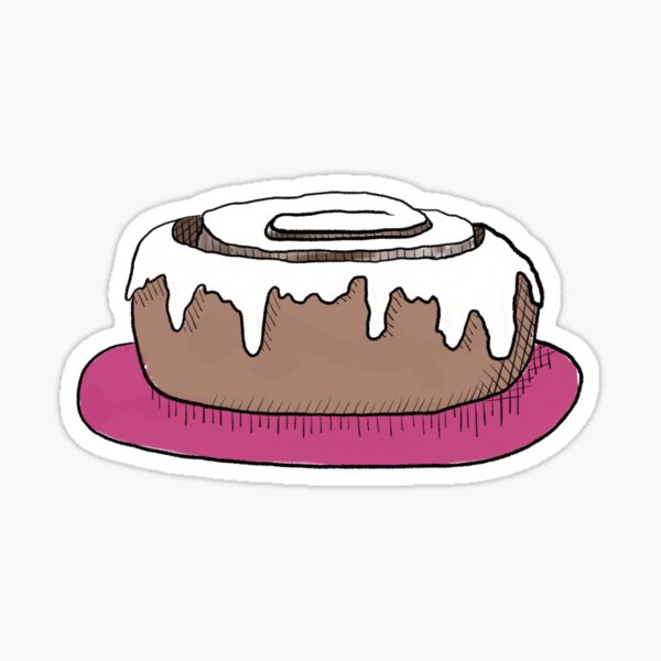 Cinnamon Roll Sticker by mjoly_art