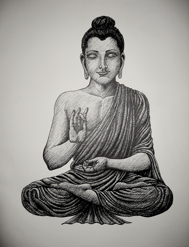 Тест будды. Будда Шакьямуни. Будда савриск. Будда скетч. Буддизм скетч.