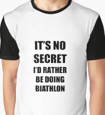 Biathlon Sport Fan Lover Funny Gift Idea Graphic T-Shirt