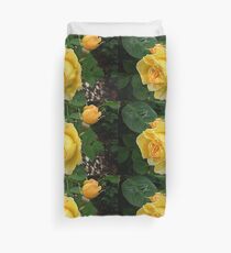 Spec's Yellow - Rose - Front Garden Duvet Cover