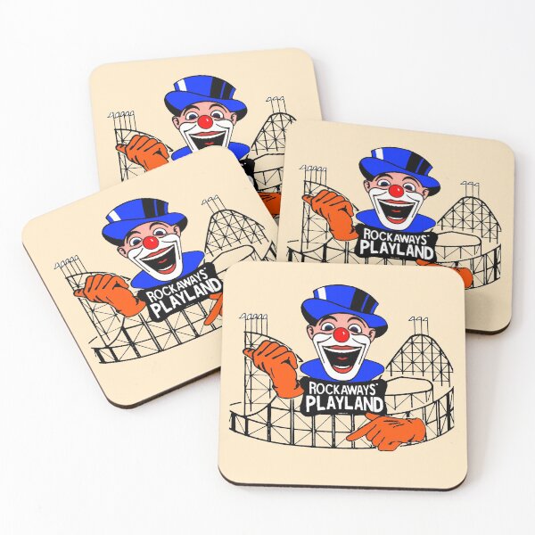 ROCKAWAY'S PLAYLAND Coasters (Set of 4)