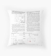 #text #education #research #achievement #facts #time #concepts #ideas #imagination #expertise #wisdom #resourceful #development #Physics Throw Pillow