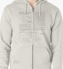 #text #education #research #achievement #facts #time #concepts #ideas #imagination #expertise #wisdom #resourceful #development #Physics Zipped Hoodie