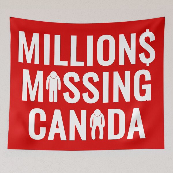 Item preview, Show Your Support in Red! designed and sold by Millions Missing Canada.