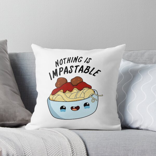 Item preview, Nothing Is Impastable Funny Pasta Puns  designed and sold by punnybone.