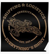 Serenity Shipping & Logistics Poster