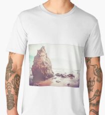 oceanside, people, beach photography, California photography, California Wall Art Men's Premium T-Shirt