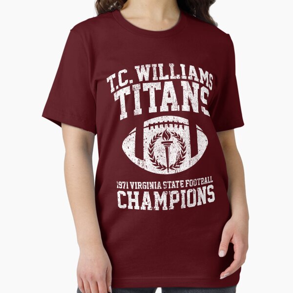 Vista previa del artículo con la obra «Campeones de fútbol de 1971 de los Titans de T.C. Williams», diseñado y vendido por huckblade.