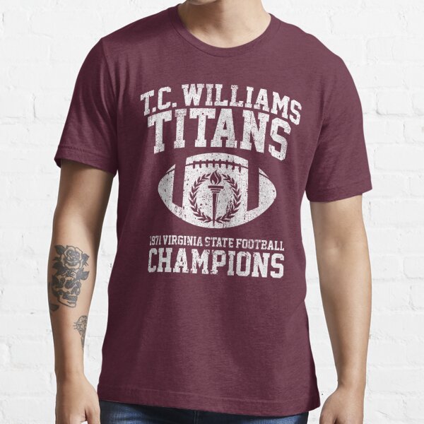 T.C. Williams Titans 1971 Football Champions T-Shirt 