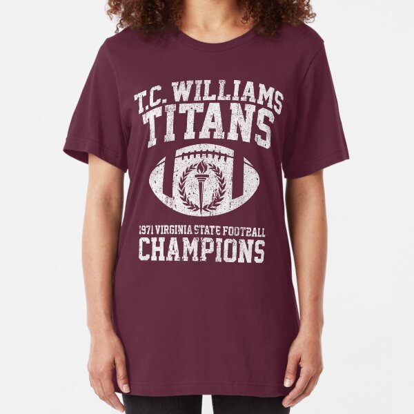 T.C. Williams Titans 1971 Football Champions Slim Fit T-Shirt