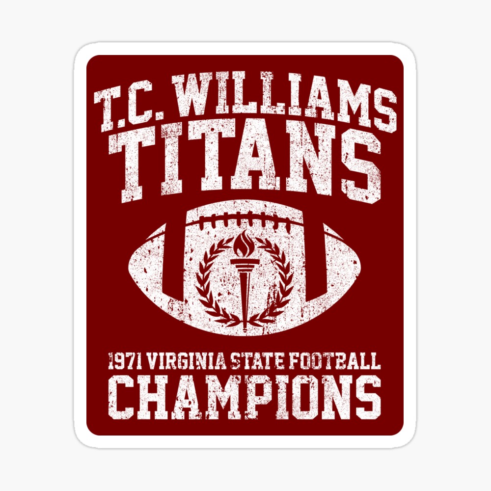 huckblade T.C. Williams Titans 1971 Football Champions Hoodie