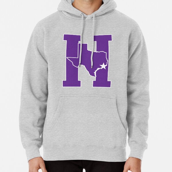 Houston Texas H-Town (Purple) Pullover Hoodie for Sale by Pelicaine