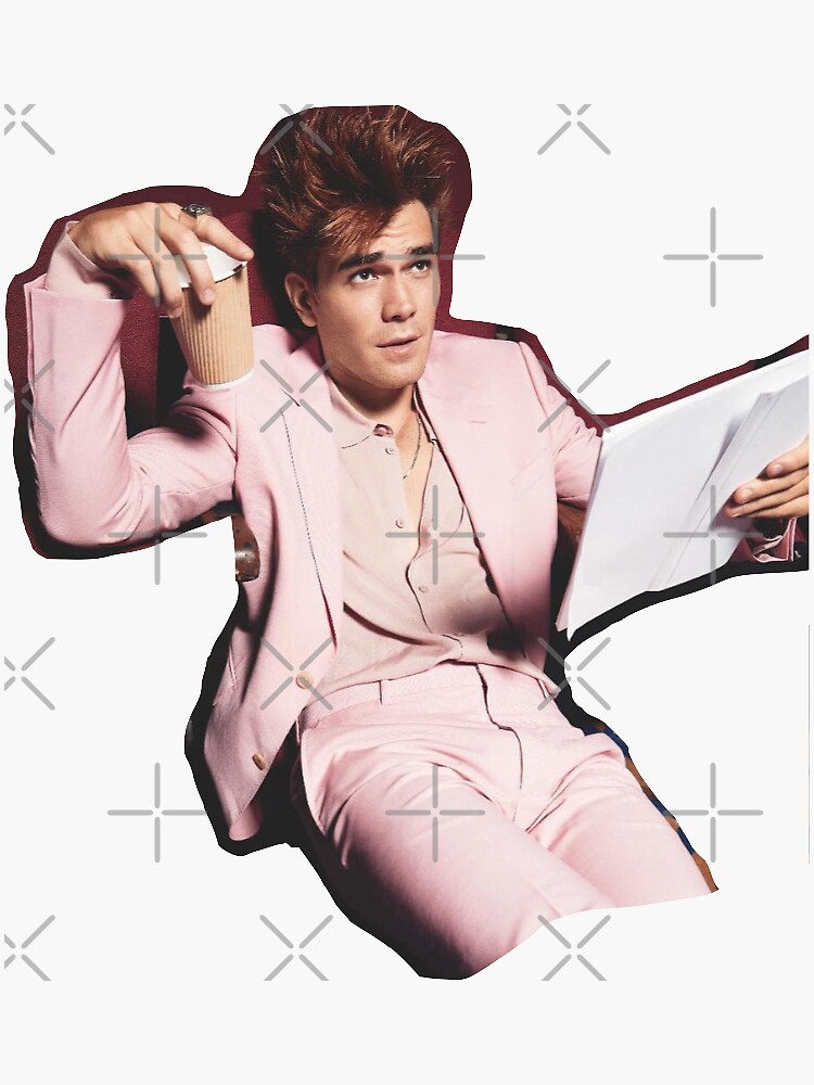 "KJ APA" Sticker for Sale by allamericanash | Redbubble