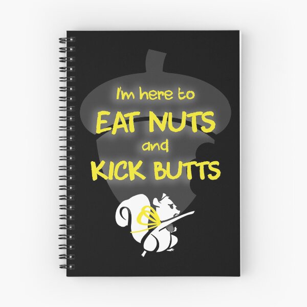 Item preview, Eat Nuts and Kick Butts! designed and sold by sarahmosc.