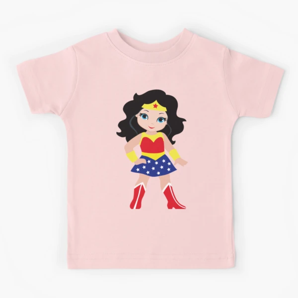 Camiseta mujer maravilla online niña