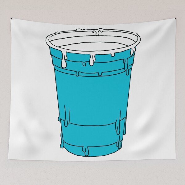 Item preview, Aqua Melty Party Cup designed and sold by RecessRebellion.