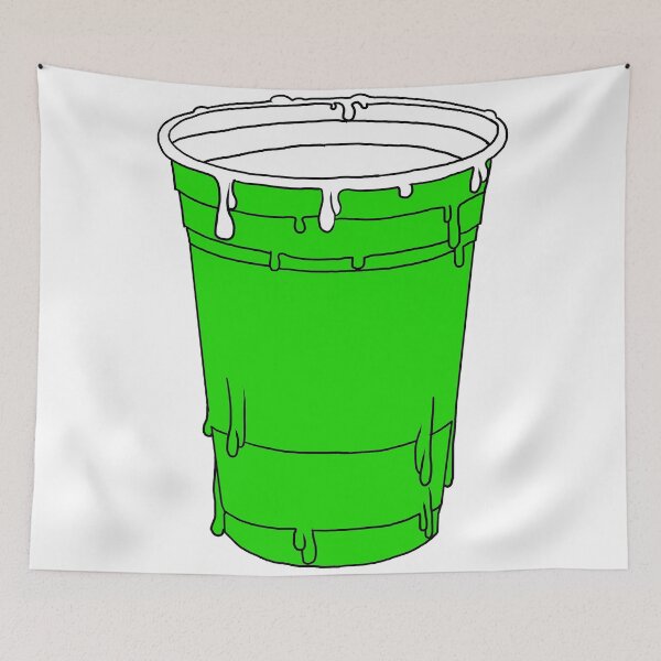 Item preview, Green Melty Party Cup designed and sold by RecessRebellion.