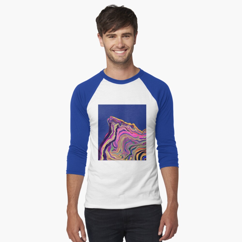 Item preview, Baseball ¾ Sleeve T-Shirt designed and sold by Vk91art.