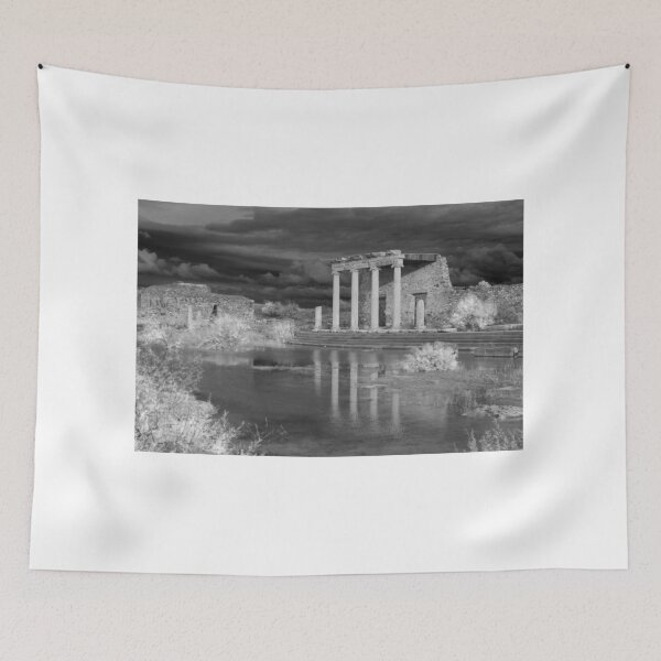 Item preview, Storm clouds over ancient greek ruins designed and sold by neil harrison.