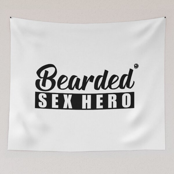Item preview, Bearded Sex Hero designed and sold by netrok.
