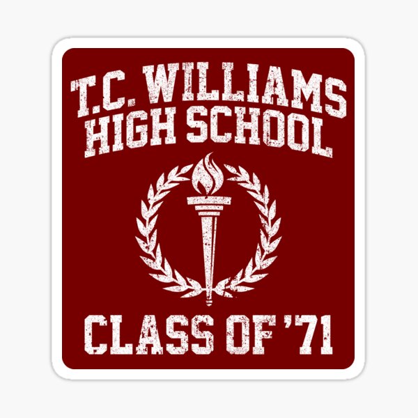 T. C. Williams High School Titans Football Jersey Red Ryan Hurst Gerry  Bertier 42 — BORIZ