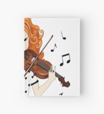Clothes and accessories for lovers of Violin and Music Hardcover Journal